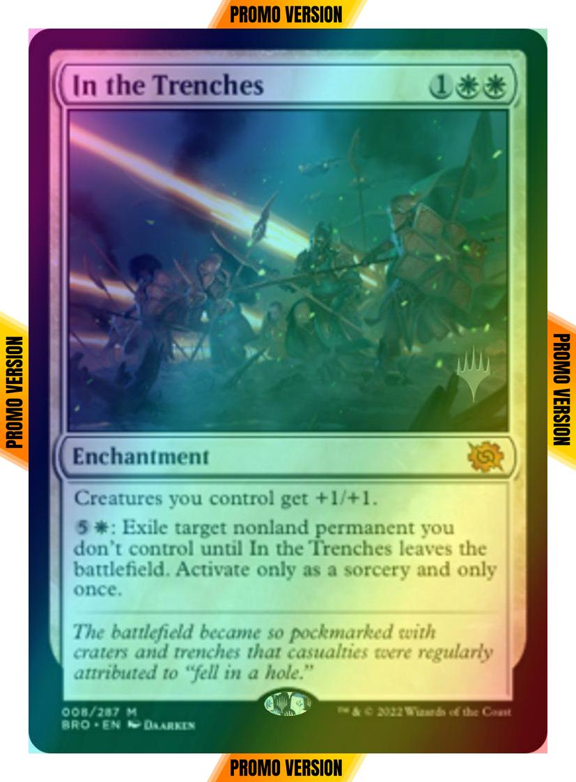 In the Trenches [8p] [Promo Pack] [The Brothers' War: Promos] [Foil]