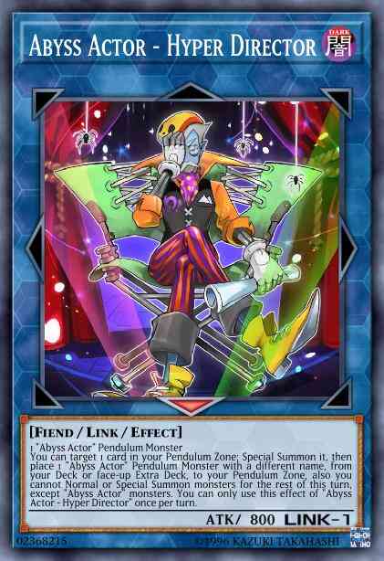 Abyss Actor - Hyper Director - DUOV-EN022 - Ultra Rare - 1st Edition