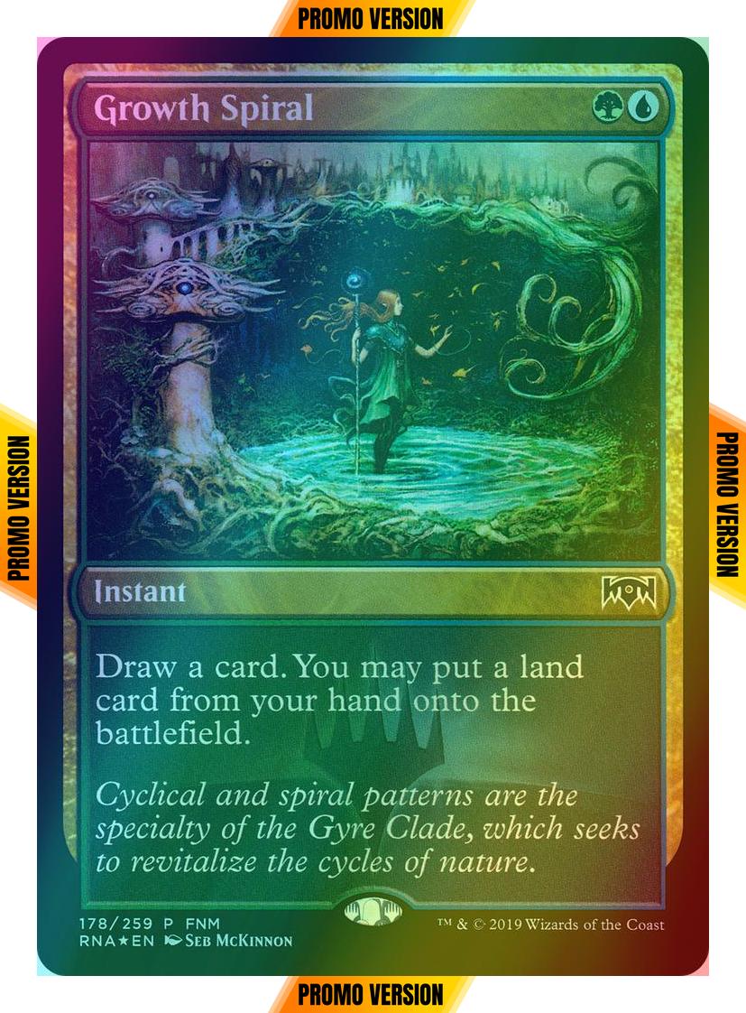 Growth Spiral [178] [Ravnica Allegiance Promos] [Foil]