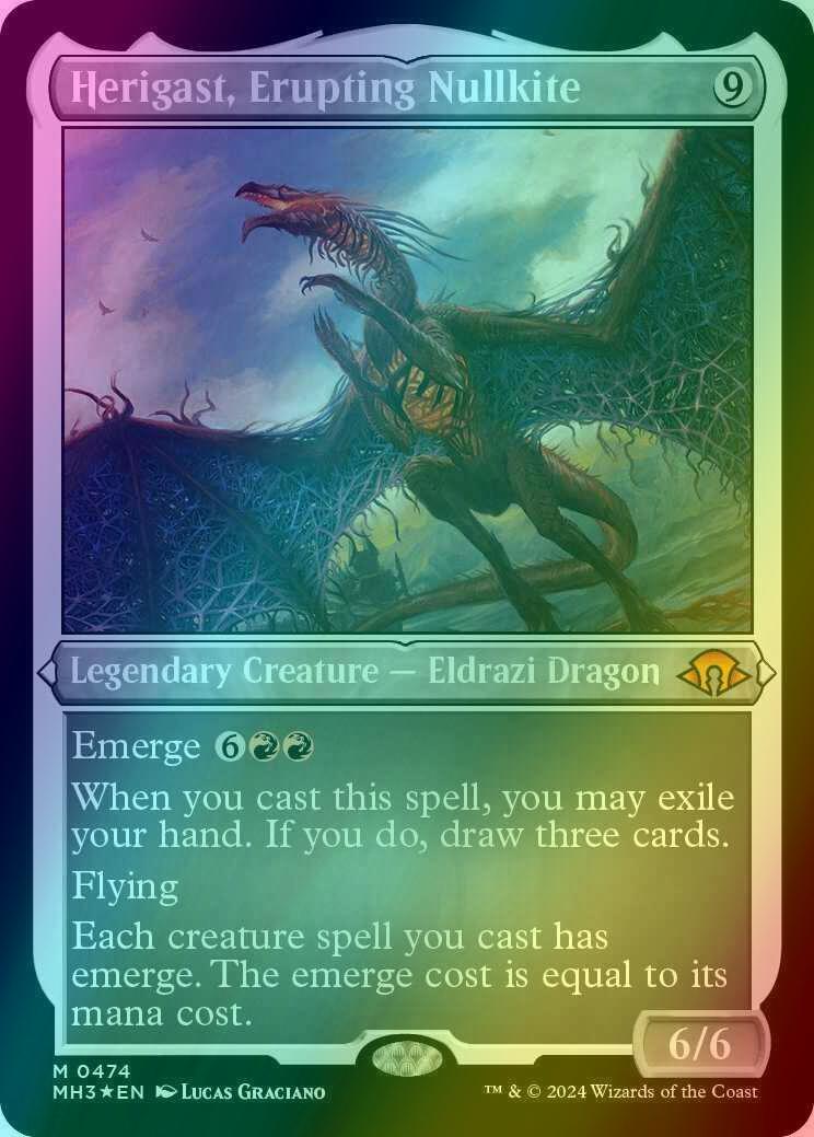 Herigast, Erupting Nullkite [474] [Modern Horizons 3] [Etched Foil]