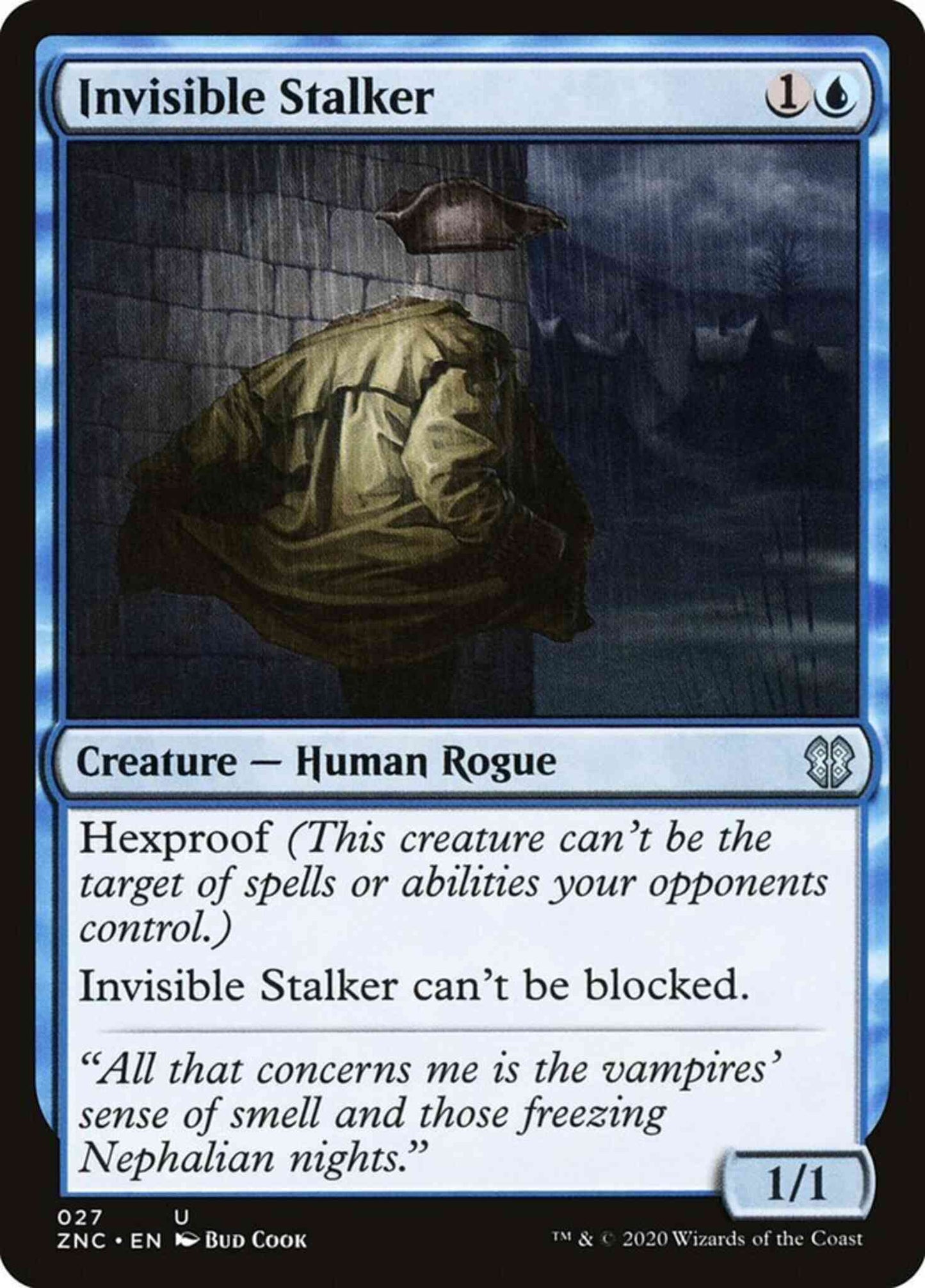 Invisible Stalker [27] [Zendikar Rising Commander] [Non-Foil]