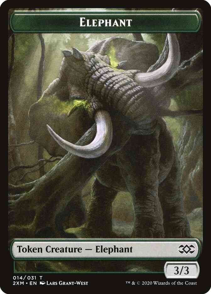Elephant Token [14] [Double Masters Tokens] [Non-Foil]