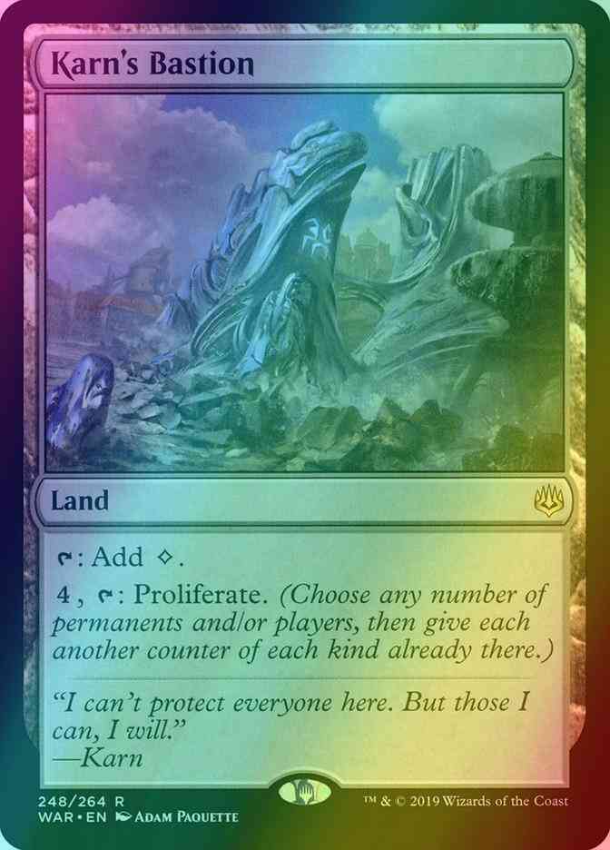 Karn's Bastion [248] [War of the Spark] [Foil]