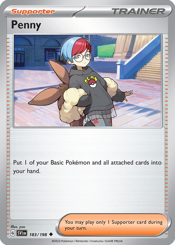 Penny - 183/198 - Uncommon [sv01-183] [Non-Holo]