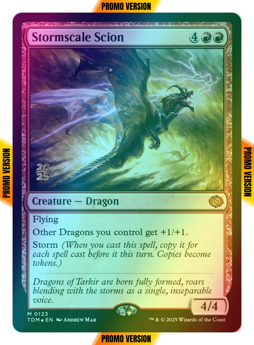 Stormscale Scion [123s] [Prerelease] [Tarkir: Dragonstorm: Promos] [Foil]