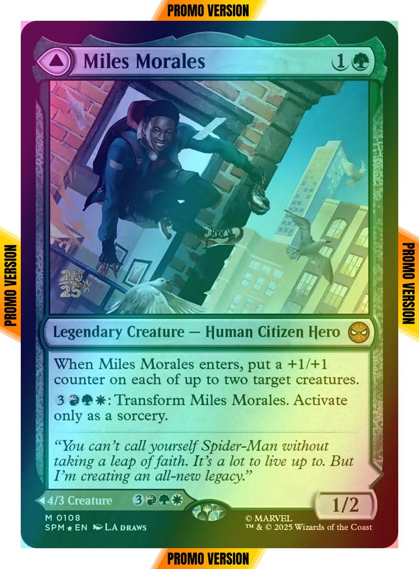 Miles Morales // Ultimate Spider-Man [108s] [Marvel's Spider-Man: Promos] [Foil]