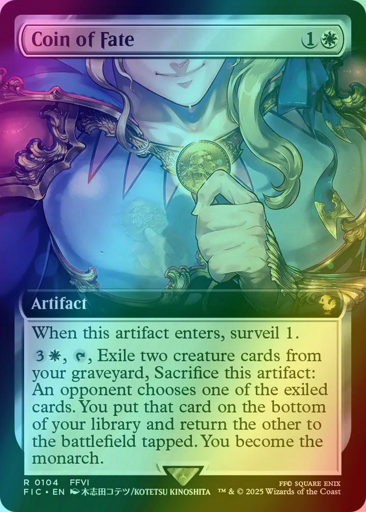 Coin of Fate [104] [Extended Art] [FINAL FANTASY: Commander] [Foil]