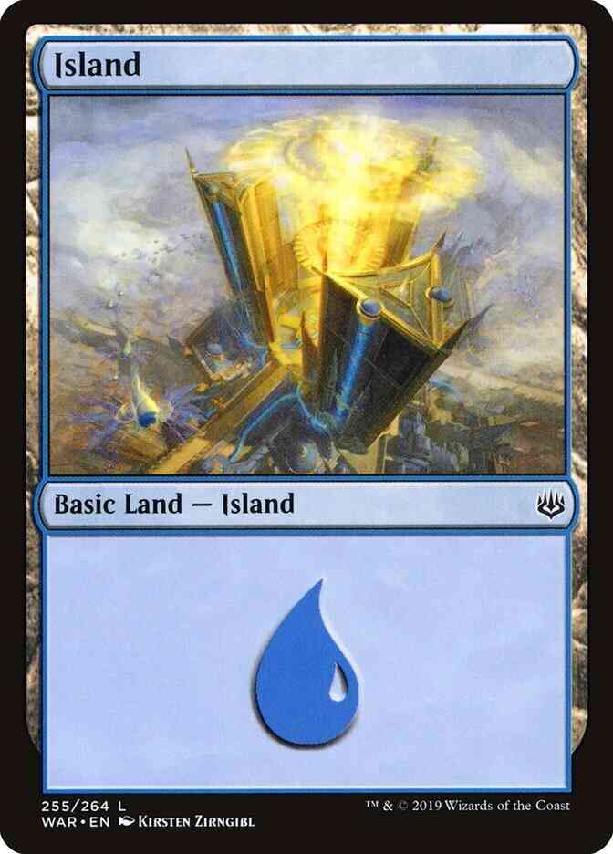 Island [255] [War of the Spark] [Non-Foil]