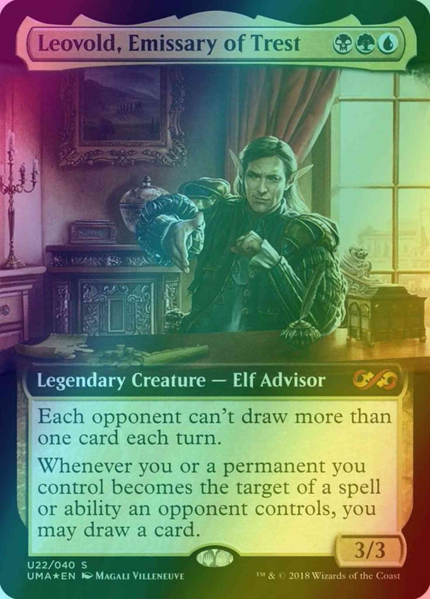 Leovold, Emissary of Trest [U22] [Ultimate Box Topper] [Foil]