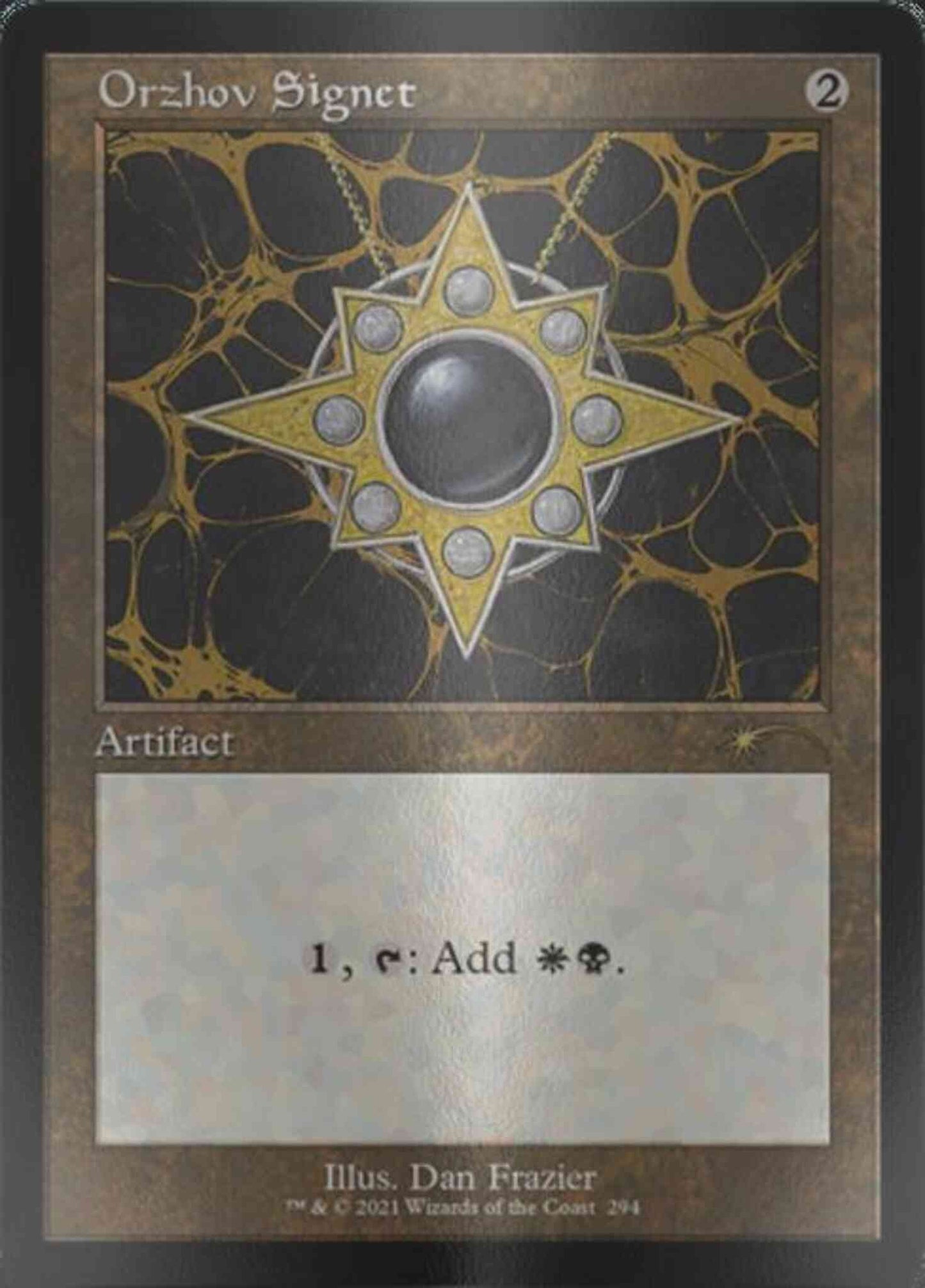 Orzhov Signet [0294] [Retro Frame] [Dan Frazier] [Secret Lair Drop] [Etched Foil]