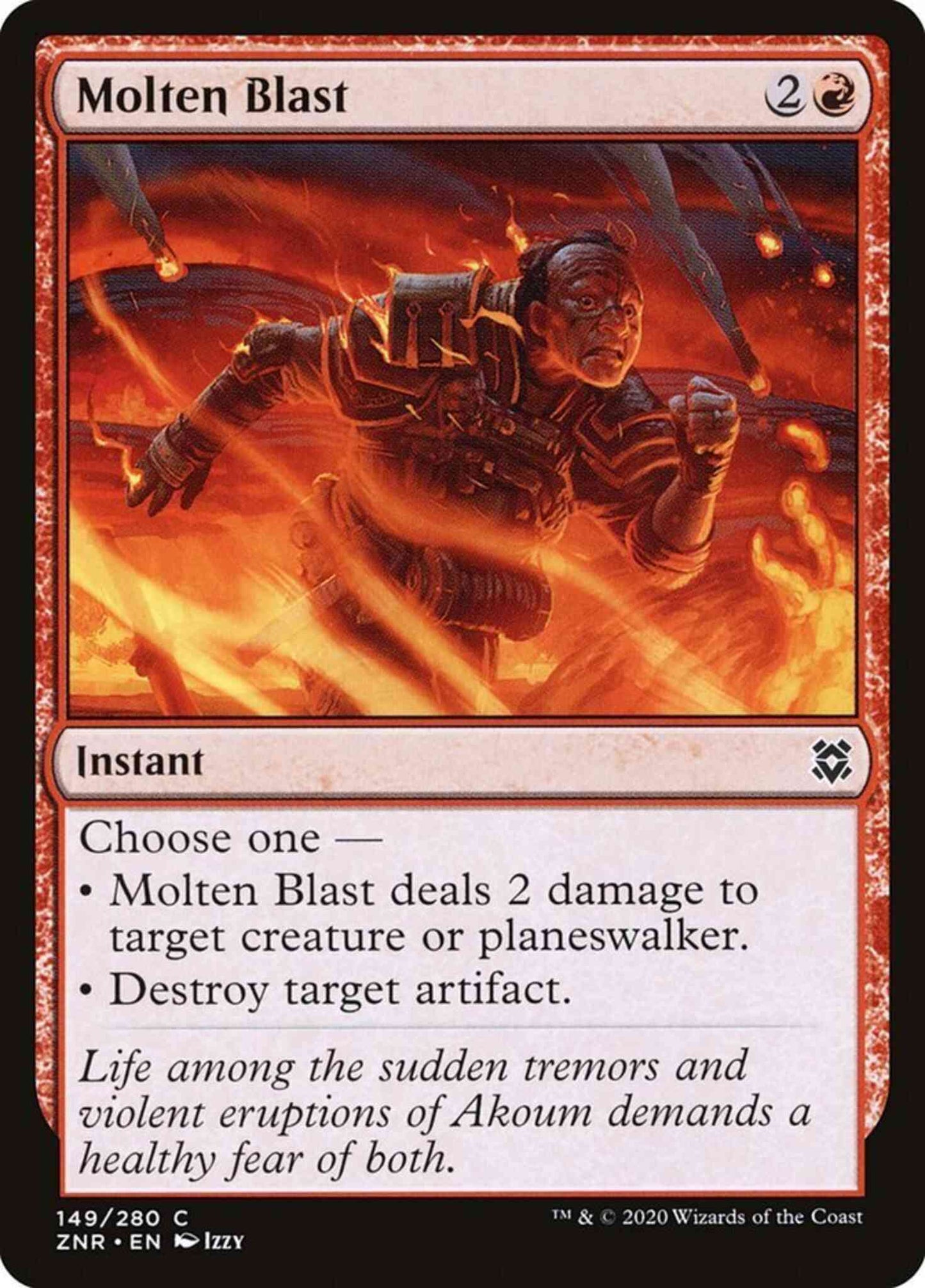 Molten Blast [149] [Zendikar Rising] [Non-Foil]