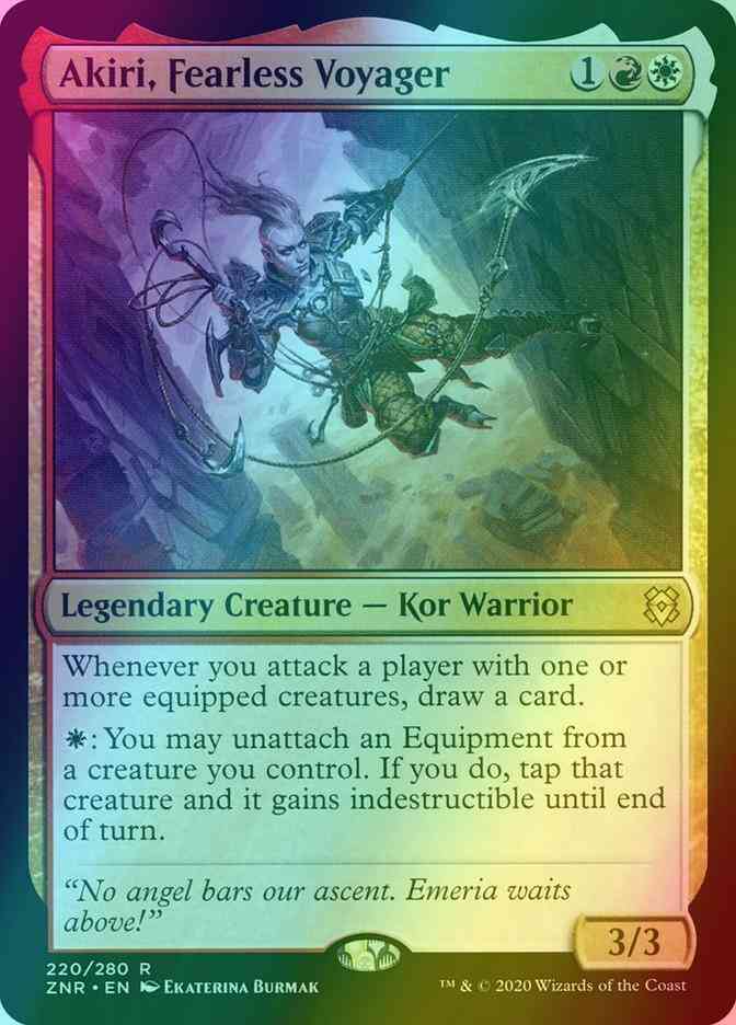 Akiri, Fearless Voyager [220] [Zendikar Rising] [Foil]