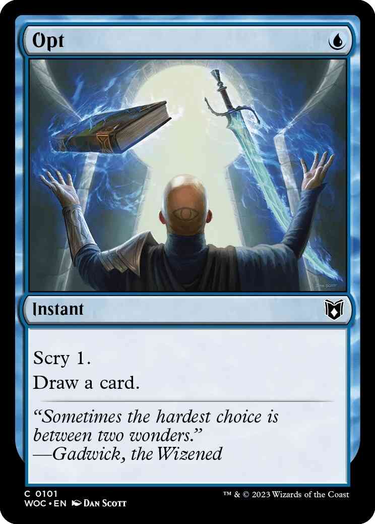Opt [101] [Wilds of Eldraine: Commander] [Non-Foil]