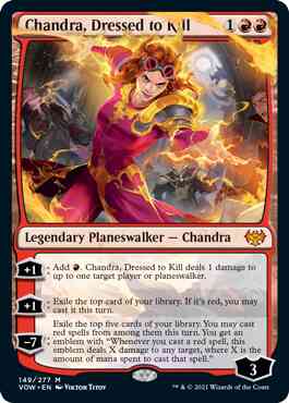Chandra, Dressed to Kill [149] [Innistrad: Crimson Vow] [Non-Foil]