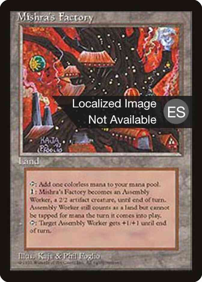 Mishra's Factory - Chinese [361] [Fourth Edition Black Border: Chinese] [Non-Foil]