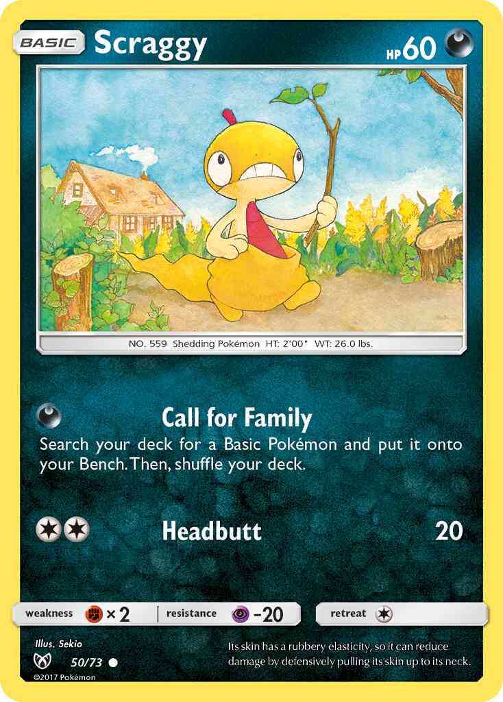 Scraggy - 50/73 - Common [sm35-50] [Non-Holo]