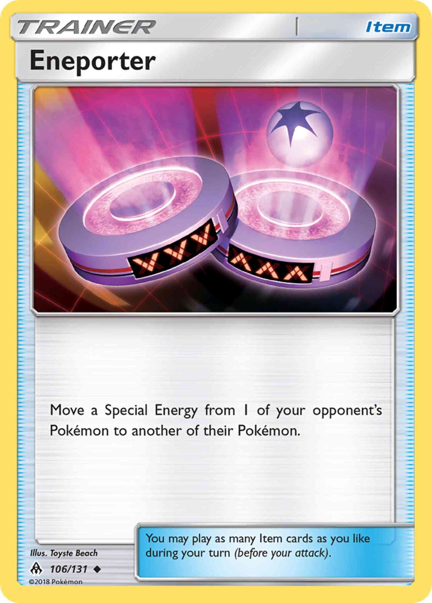 Eneporter - 106/131 - Uncommon [sm6-106] [Non-Holo]