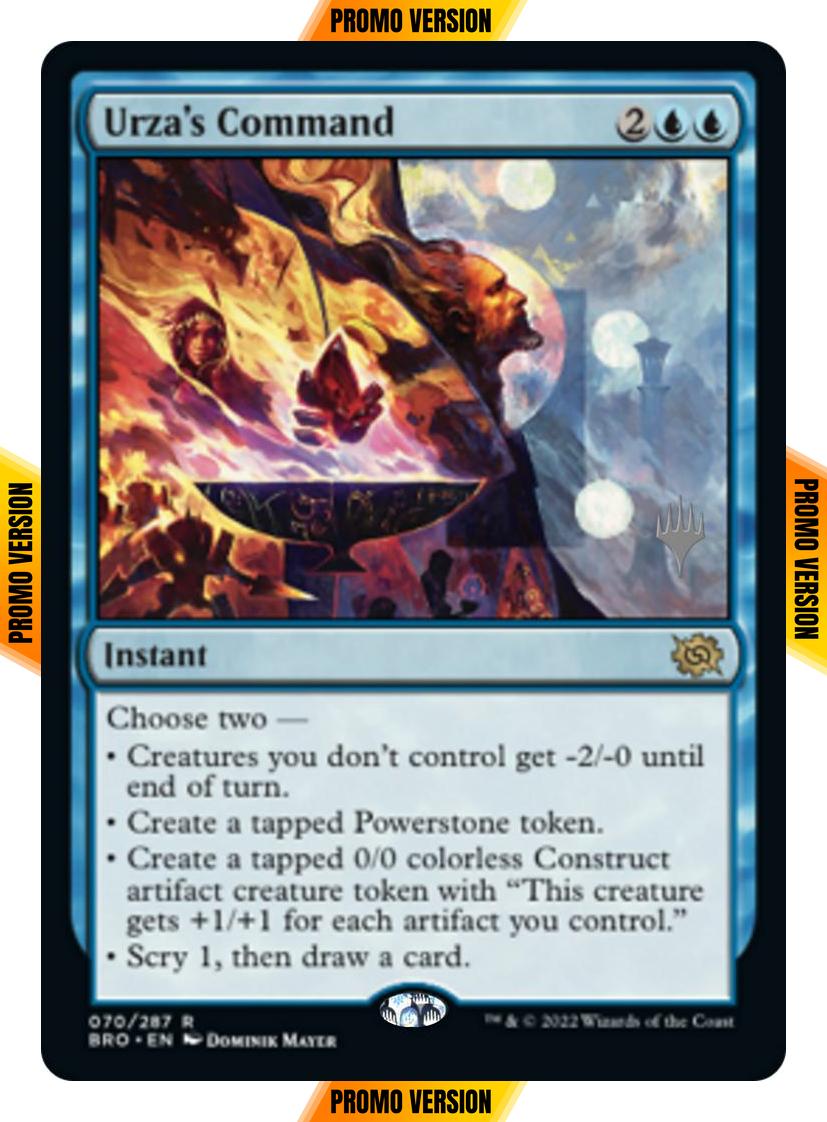 Urza's Command [70p] [Promo Pack] [The Brothers' War: Promos] [Non-Foil]