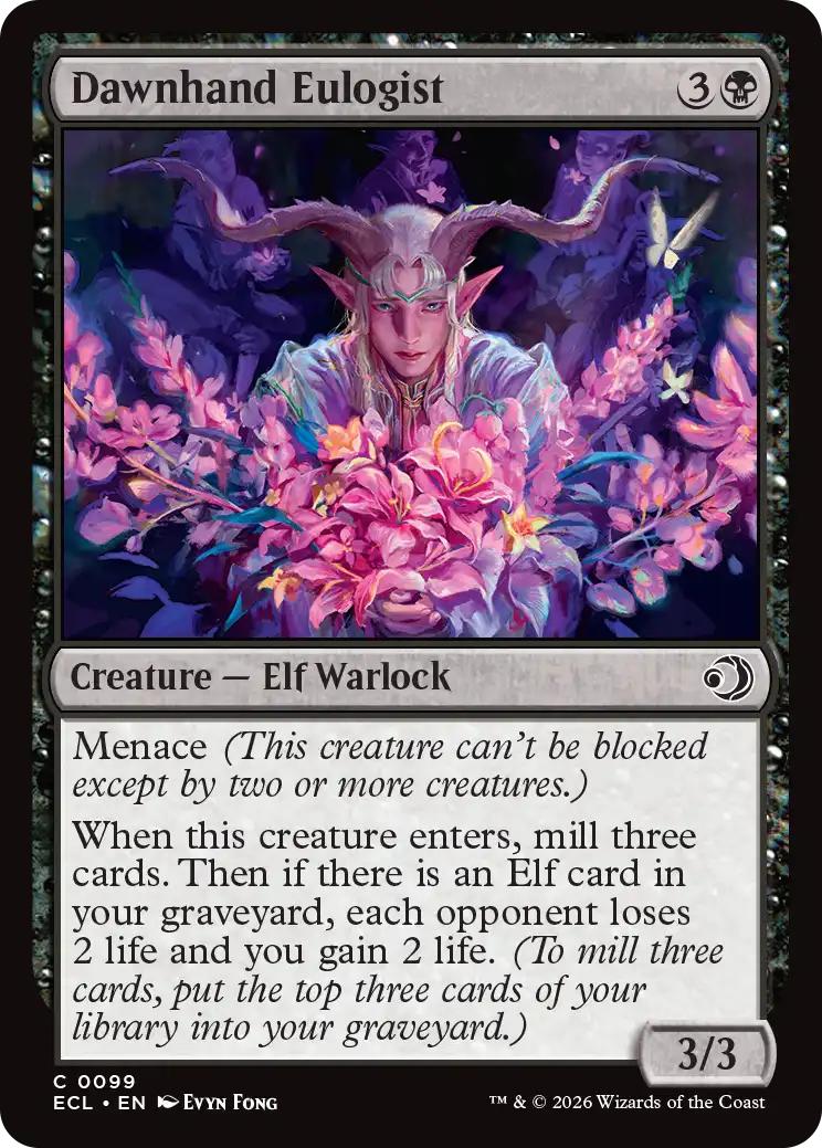 Dawnhand Eulogist [99] [Lorwyn Eclipsed] [Non-Foil]