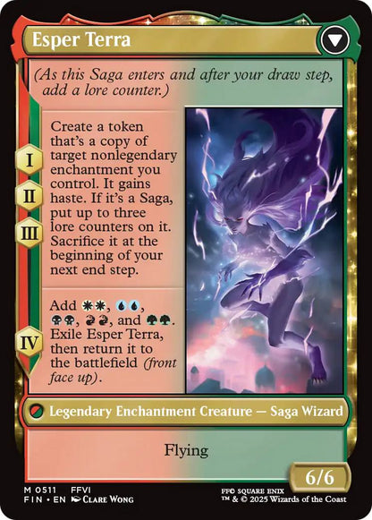 Terra, Magical Adept // Esper Terra [511] [Extended Art] [FINAL FANTASY] [Non-Foil]