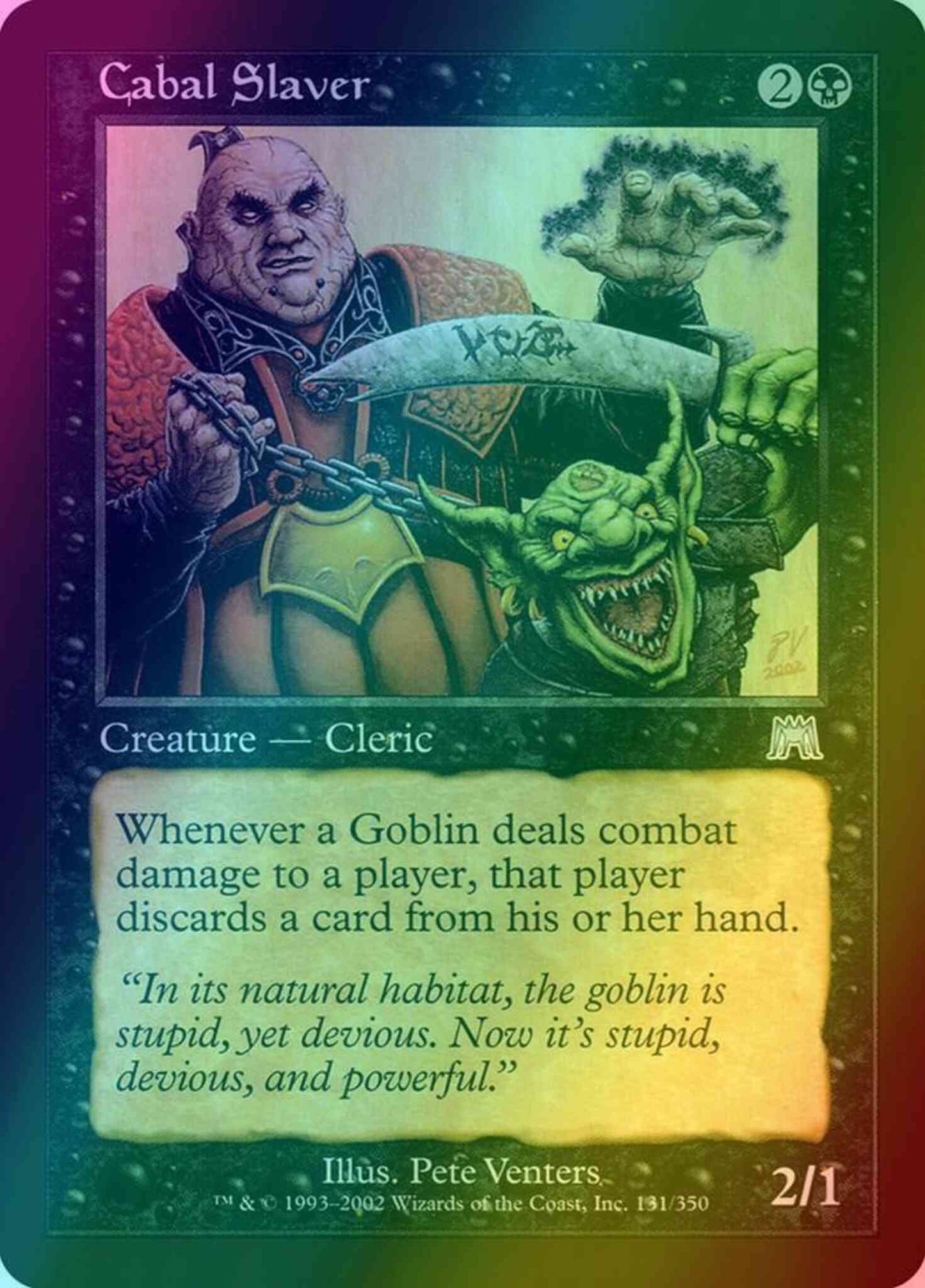 Cabal Slaver [131] [Onslaught] [Foil]