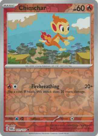 Chimchar - 031/167 - Common [sv06-031] [Reverse Holo]