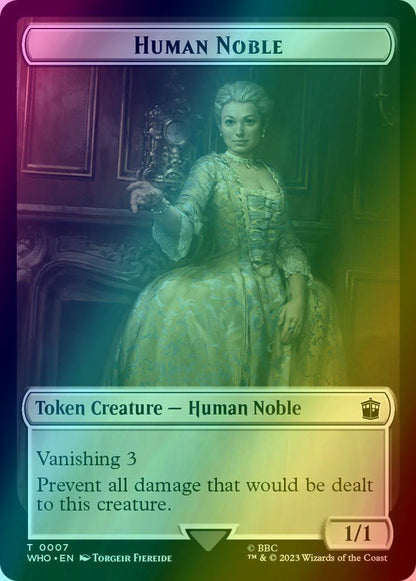 Food Token (27) // Human Noble Token (07) [Universes Beyond: Doctor Who: Tokens] [Foil]