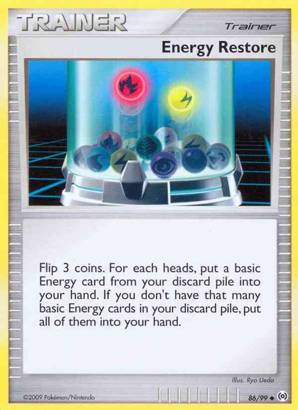 Energy Restore - 86/99 - Uncommon [pl4-86] [Non-Holo]