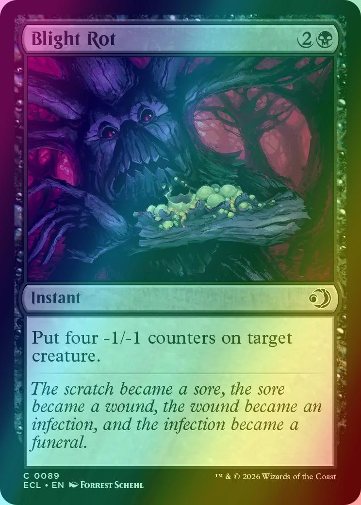 Blight Rot [89] [Lorwyn Eclipsed] [Foil]