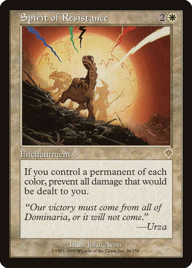 Spirit of Resistance [38] [Invasion] [Non-Foil]