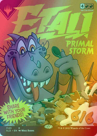 Etali, Primal Storm // Etali, Primal Storm [1123] [Borderless] [Just Add Milk] [Secret Lair Drop] [Foil]