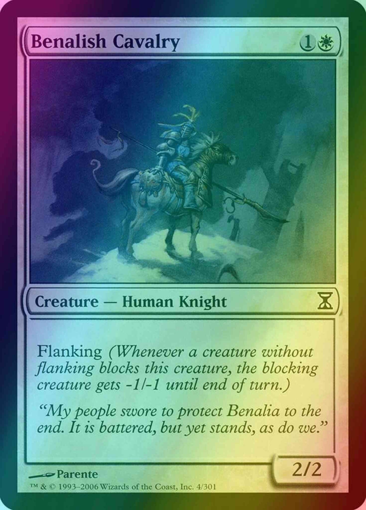 Benalish Cavalry [4] [Time Spiral] [Foil]