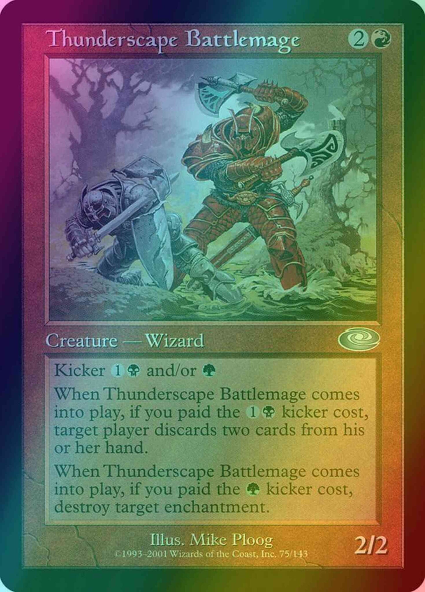 Thunderscape Battlemage [75] [Planeshift] [Foil]