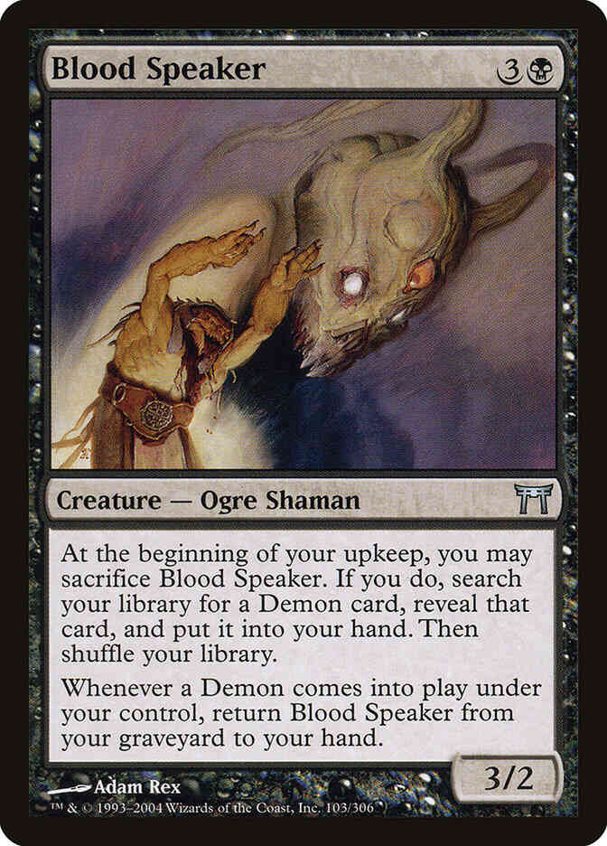 Blood Speaker [103] [Champions of Kamigawa] [Non-Foil]