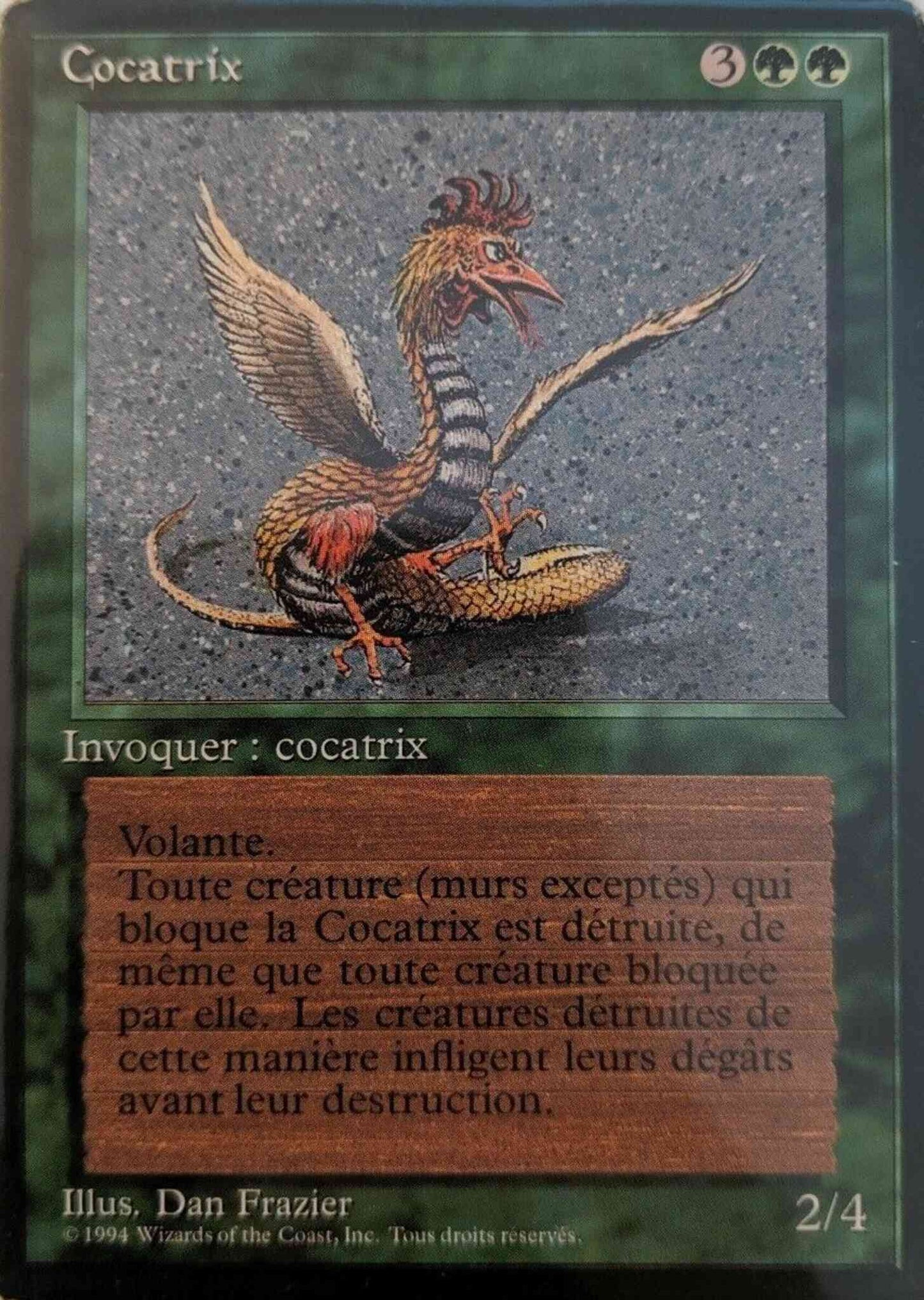 Cockatrice - French [189] [Foreign Black Border: French] [Non-Foil]