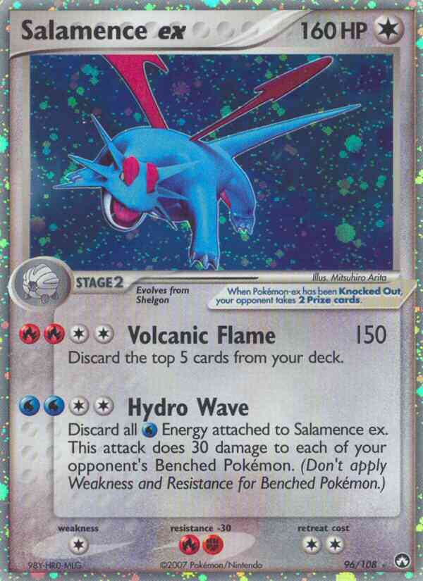 Salamence ex - 96/108 - Rare Holo EX [ex16-96] [Ultra]