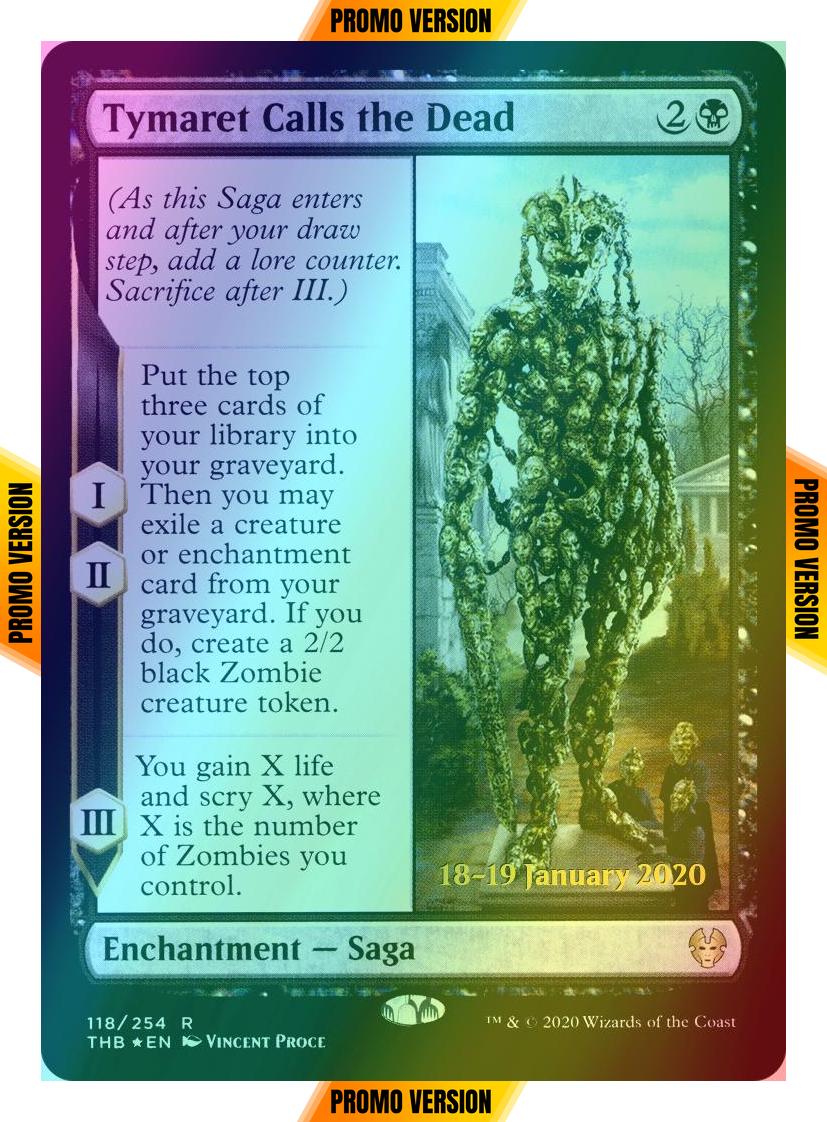 Tymaret Calls the Dead [118s] [Theros Beyond Death Promos] [Foil]