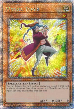 Mystic Piper - RA04-EN005 - Quarter Century Secret Rare - 1st Edition