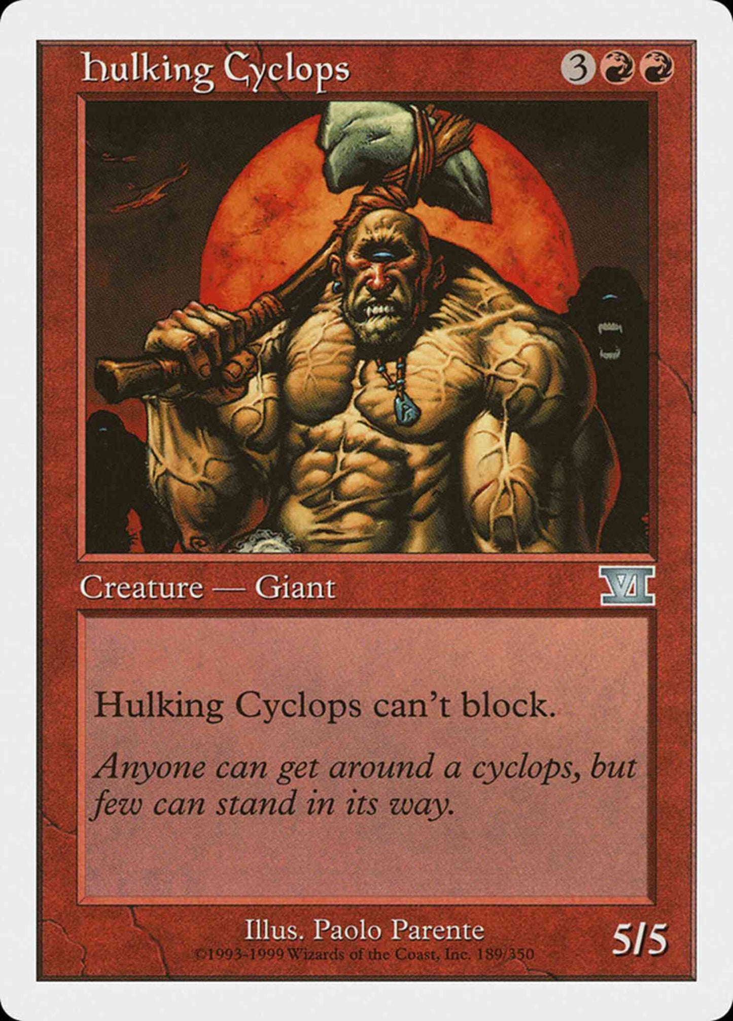 Hulking Cyclops [189] [Classic Sixth Edition] [Non-Foil]