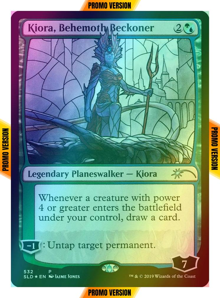 Kiora, Behemoth Beckoner [0532] [Stained Glass] [Secret Lair Drop] [Foil]