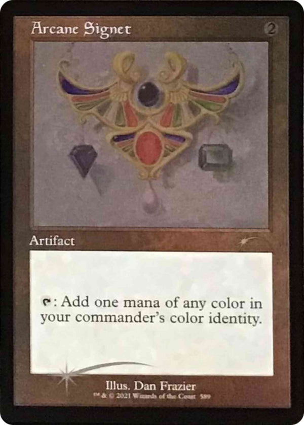 Arcane Signet [0589] [Retro Frame] [Dan Frazier] [Secret Lair Drop] [Non-Foil]