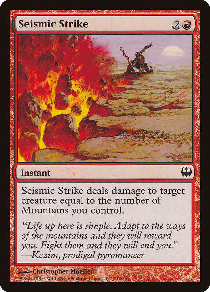 Seismic Strike [71] [Duel Decks: Knights vs. Dragons] [Non-Foil]