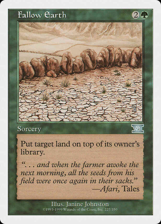 Fallow Earth [227] [Classic Sixth Edition] [Non-Foil]