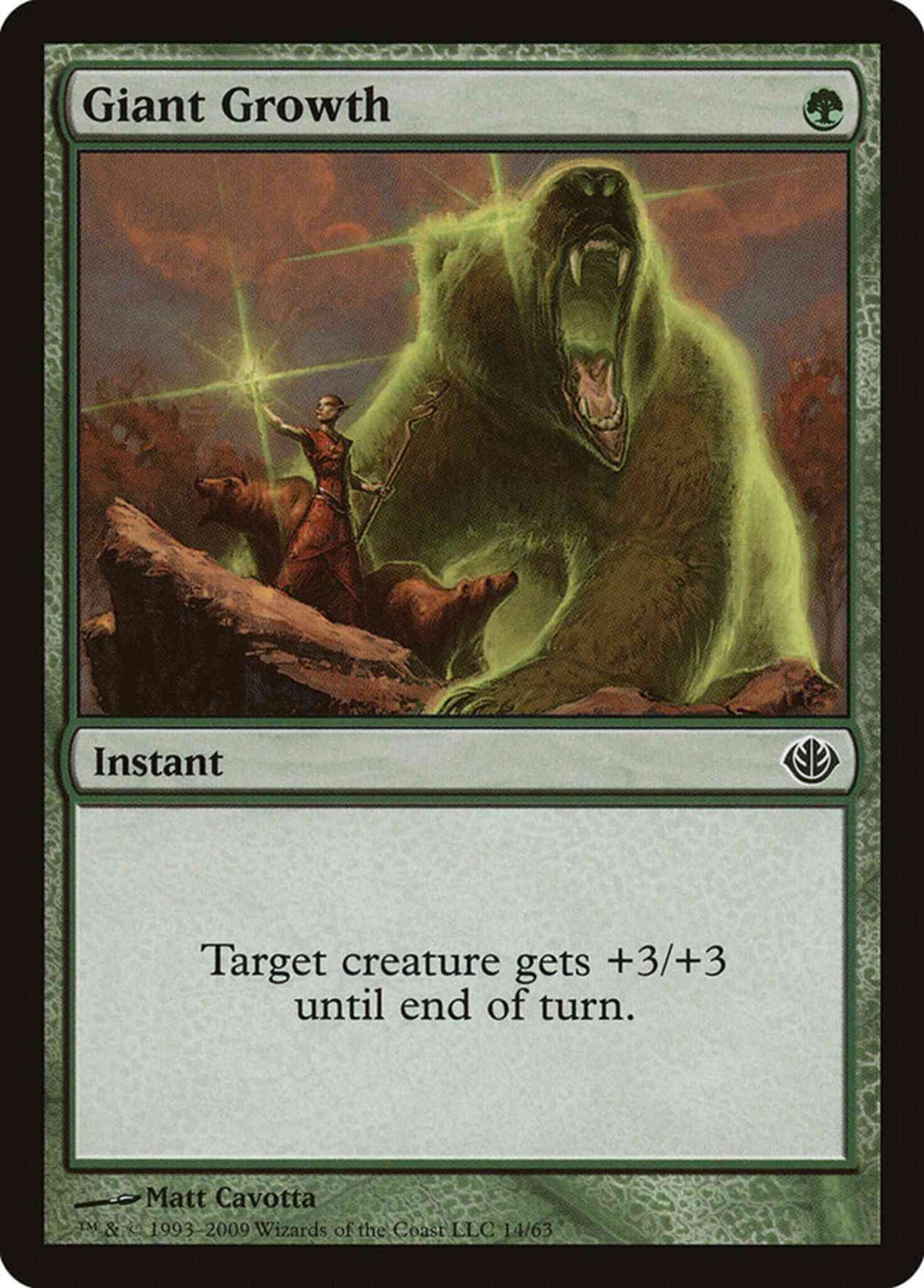 Giant Growth [14] [Duel Decks: Garruk vs. Liliana] [Non-Foil]