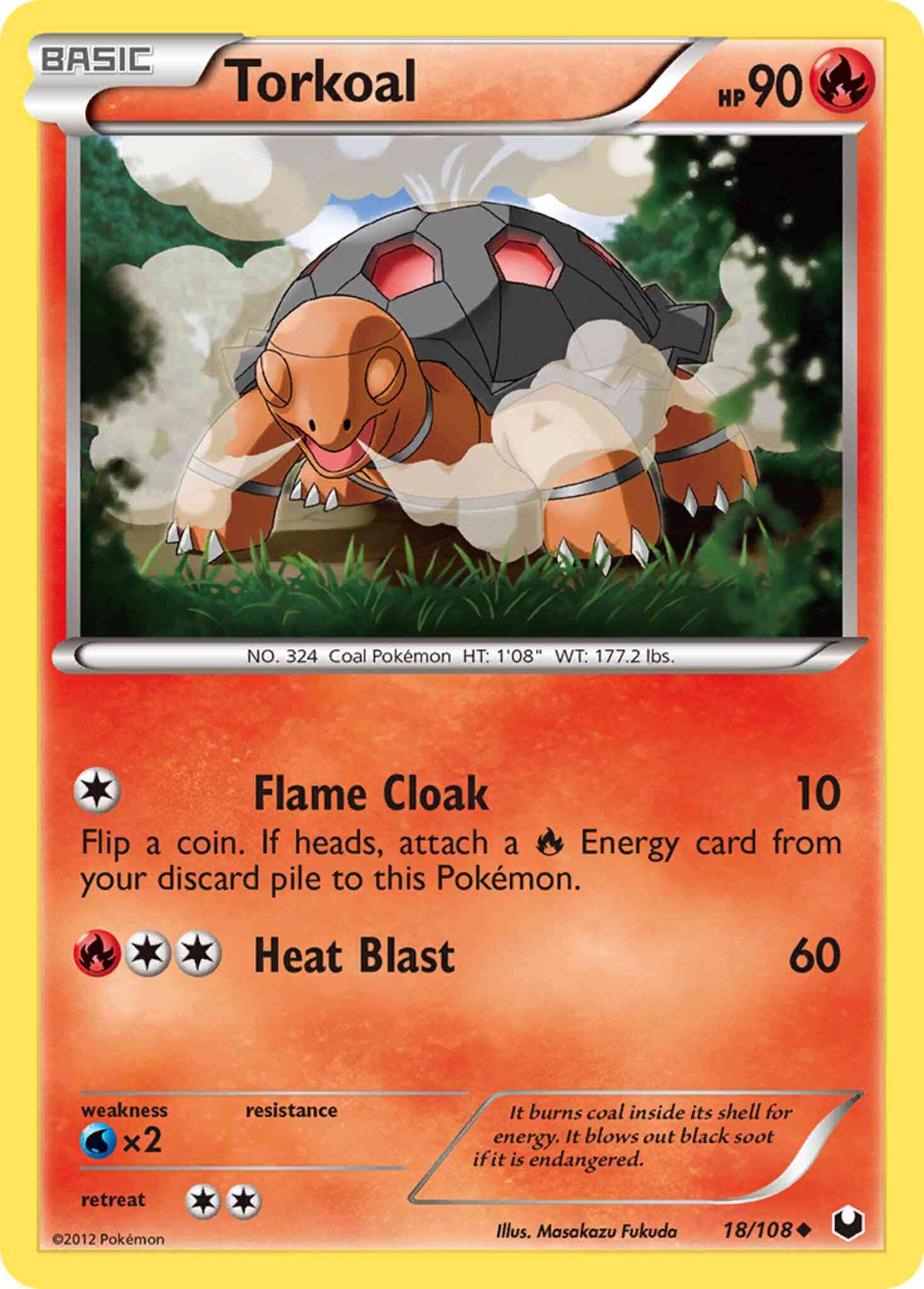 Torkoal - 18/108 - Uncommon [bw5-18] [Reverse Holo]