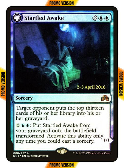 Startled Awake // Persistent Nightmare [88s] [Shadows over Innistrad Promos] [Foil]