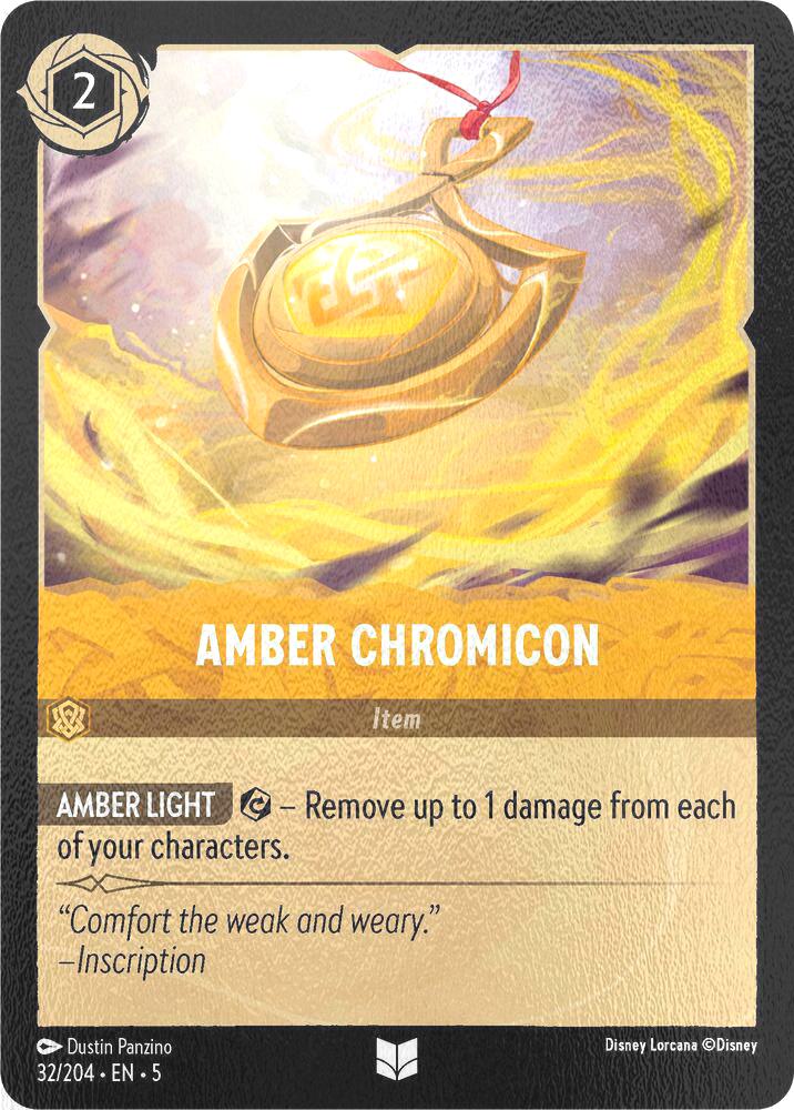 Amber Chromicon - 32/204 [Shimmering Skies] [Cold Foil]