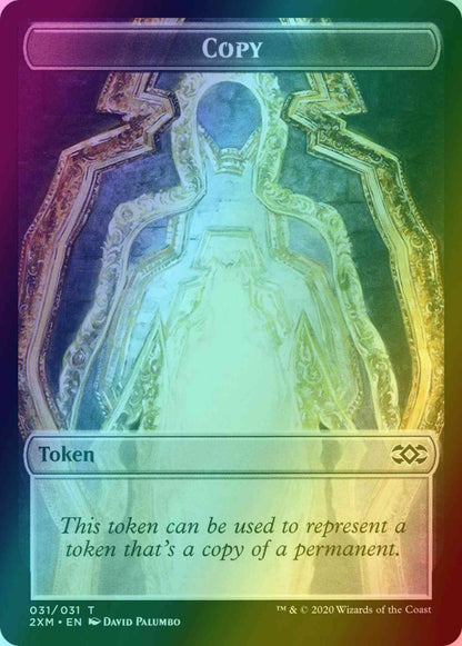 Copy Token (31) // Thopter Token (08) [Double Masters Tokens] [Foil]