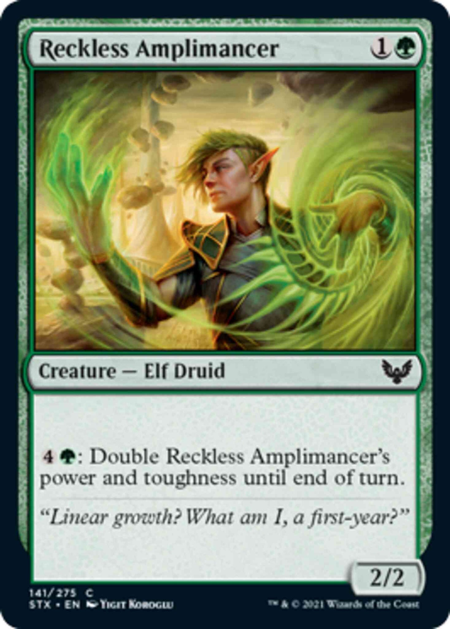 Reckless Amplimancer [141] [Strixhaven: School of Mages] [Non-Foil]