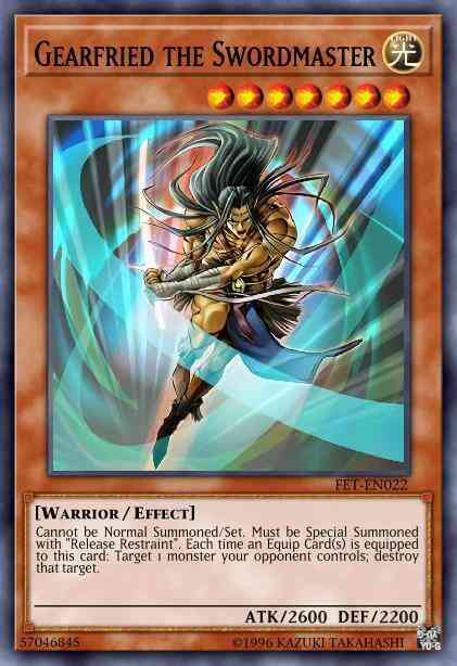 Gearfried the Swordmaster - FET-EN022 - Ultimate Rare - Unlimited